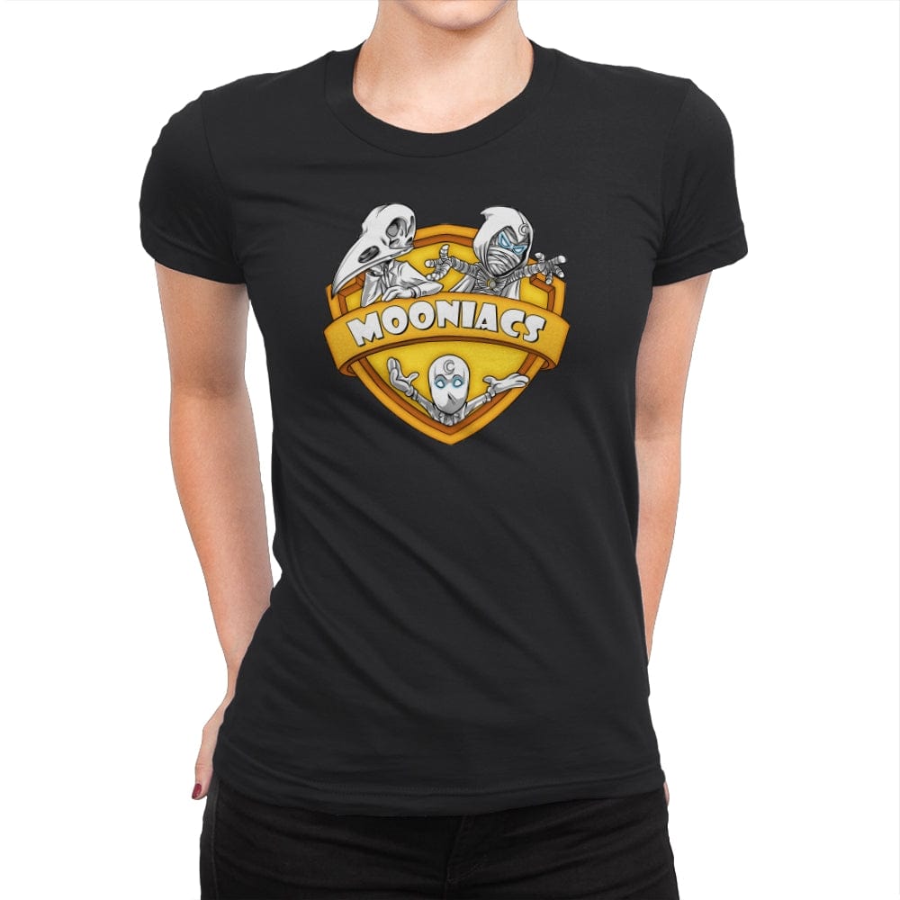 Mooniacs - Womens Premium T-Shirts RIPT Apparel Small / Black