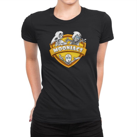 Mooniacs - Womens Premium T-Shirts RIPT Apparel Small / Black