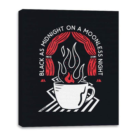 Moonless Night - Canvas Wraps Canvas Wraps RIPT Apparel 16x20 / Black