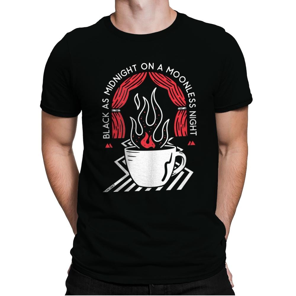Moonless Night - Mens Premium T-Shirts RIPT Apparel Small / Black