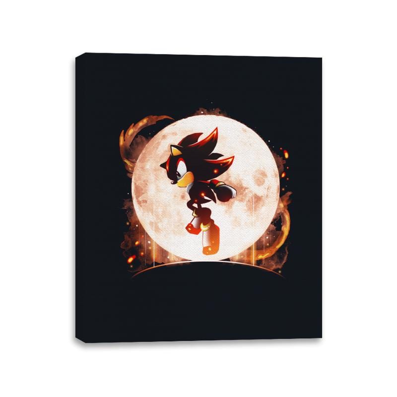 Moonlight Shadow - Canvas Wraps Canvas Wraps RIPT Apparel 11x14 / Black