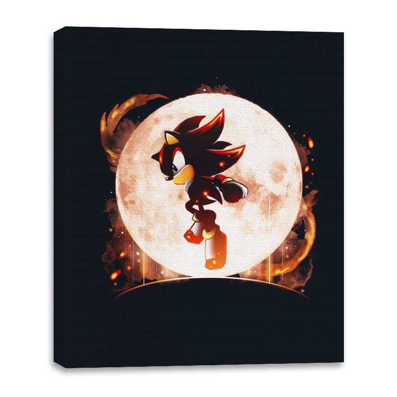 Moonlight Shadow - Canvas Wraps Canvas Wraps RIPT Apparel 16x20 / Black