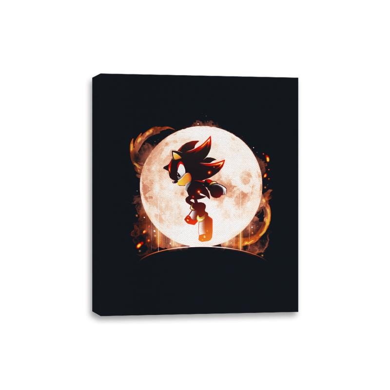 Moonlight Shadow - Canvas Wraps Canvas Wraps RIPT Apparel 8x10 / Black