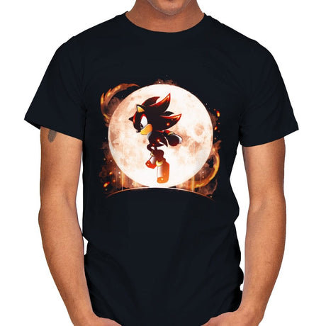 Moonlight Shadow - Mens T-Shirts RIPT Apparel Small / Black