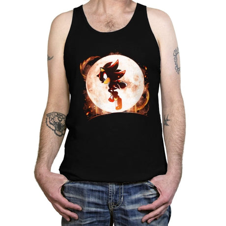 Moonlight Shadow - Tanktop Tanktop RIPT Apparel X-Small / Black