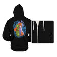Moonlit Klimt - Hoodies Hoodies RIPT Apparel Small / Black