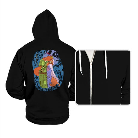 Moonlit Klimt - Hoodies Hoodies RIPT Apparel Small / Black