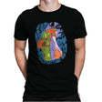 Moonlit Klimt - Mens Premium T-Shirts RIPT Apparel Small / Black