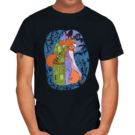Moonlit Klimt - Mens T-Shirts RIPT Apparel Small / Black