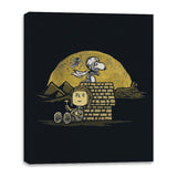 Moonlit Knight - Canvas Wraps Canvas Wraps RIPT Apparel 16x20 / Black