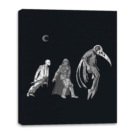 Moonwalking - Canvas Wraps Canvas Wraps RIPT Apparel 16x20 / Black