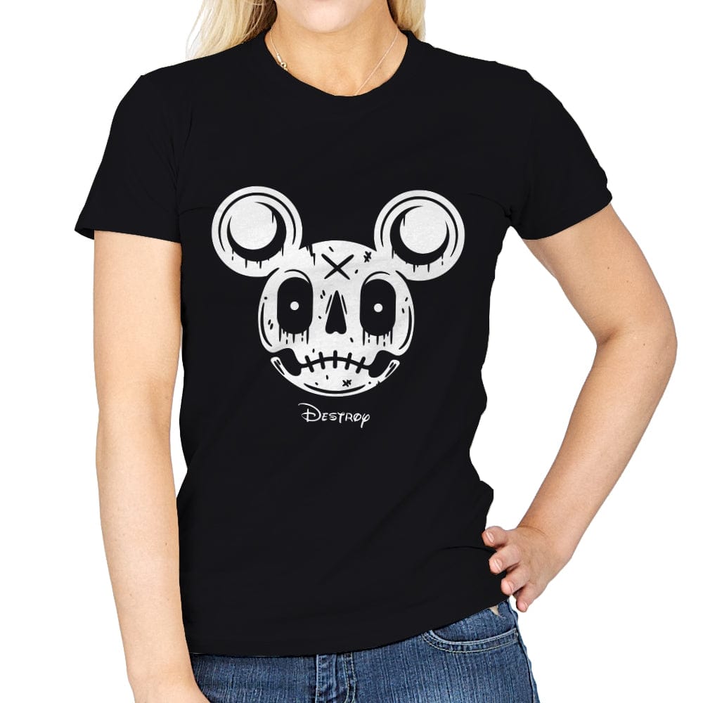 Morbid Mouse - Womens T-Shirts RIPT Apparel Small / Black
