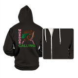 Mordor Calling - Hoodies Hoodies RIPT Apparel Small / Black