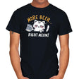 More Beer Right Meow - Mens T-Shirts RIPT Apparel Small / Black