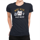 More Beer Right Meow - Womens Premium T-Shirts RIPT Apparel Small / Midnight Navy