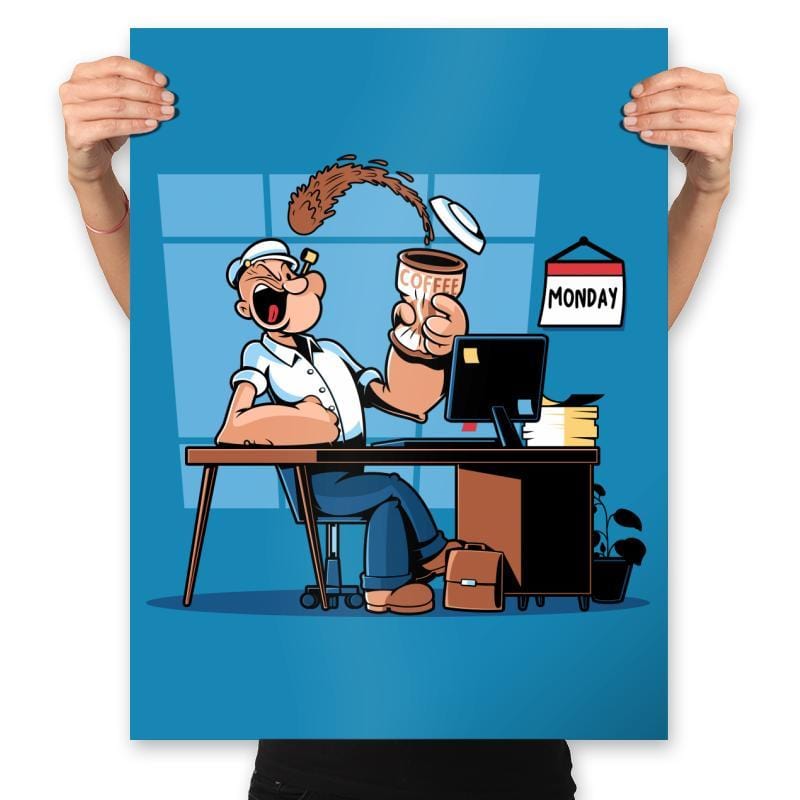 Morning Energy - Prints Posters RIPT Apparel 18x24 / Sapphire
