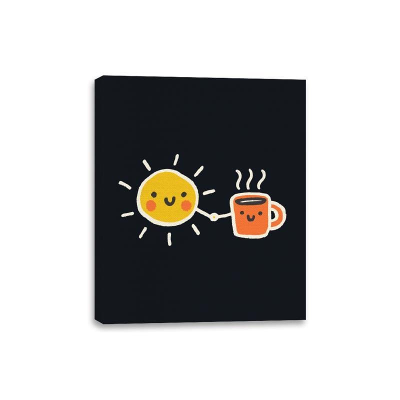 Morning Lovers - Canvas Wraps Canvas Wraps RIPT Apparel 8x10 / Black