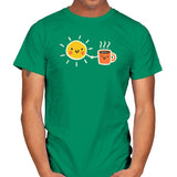 Morning Lovers - Mens T-Shirts RIPT Apparel Small / Kelly