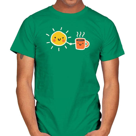 Morning Lovers - Mens T-Shirts RIPT Apparel Small / Kelly