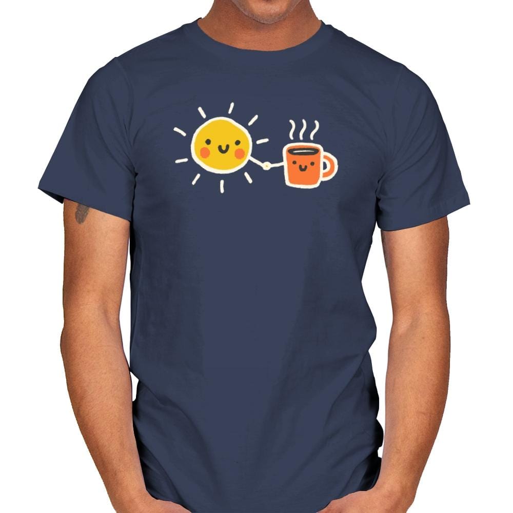 Morning Lovers - Mens T-Shirts RIPT Apparel Small / Navy