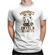 Mornings are for Coffee and Regrets - Mens Premium T-Shirts RIPT Apparel Small / White