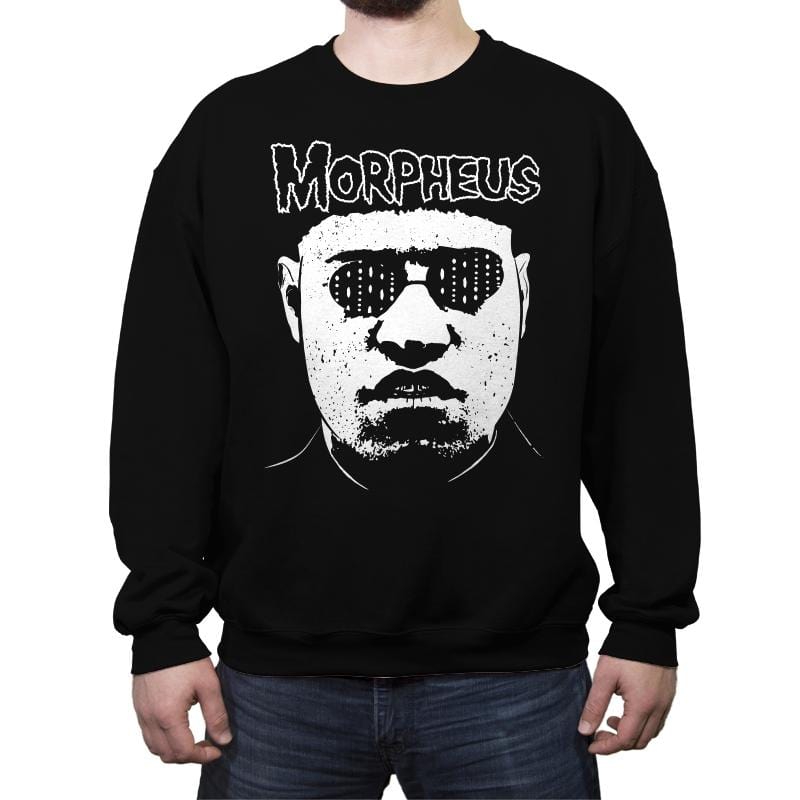 Morpheus Misfit - Crew Neck Sweatshirt Crew Neck Sweatshirt RIPT Apparel Small / Black