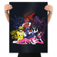 Morphin Club - Prints Posters RIPT Apparel 18x24 / Black