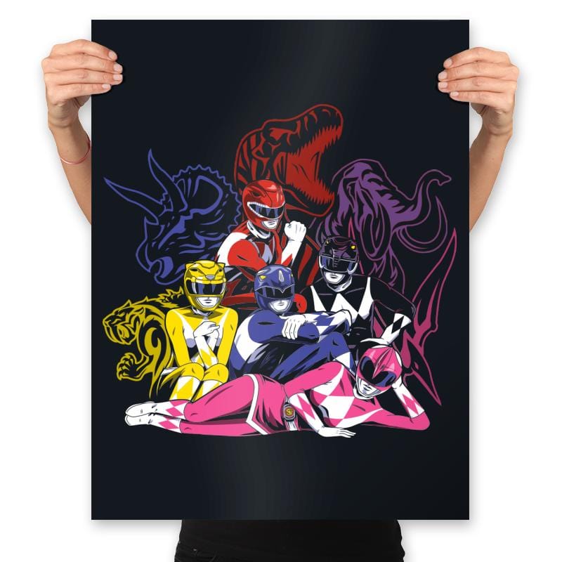 Morphin Club - Prints Posters RIPT Apparel 18x24 / Black