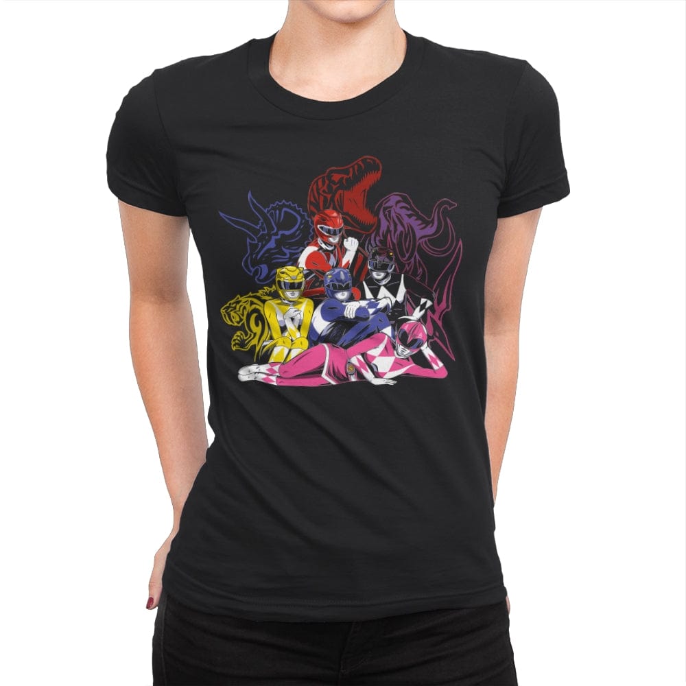 Morphin Club - Womens Premium T-Shirts RIPT Apparel Small / Black