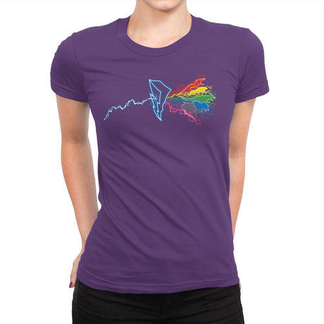 Morphin Side of the Zords - Best Seller - Womens Premium T-Shirts RIPT Apparel Small / Purple Rush