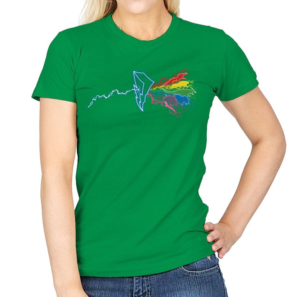 Morphin Side of the Zords - Best Seller - Womens T-Shirts RIPT Apparel Small / Irish Green