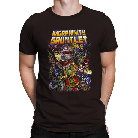 Morphinity Gauntlet - Best Seller - Mens Premium T-Shirts RIPT Apparel Small / Dark Chocolate