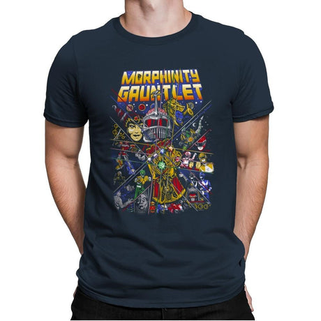 Morphinity Gauntlet - Best Seller - Mens Premium T-Shirts RIPT Apparel Small / Indigo