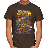 Morphinity Gauntlet - Best Seller - Mens T-Shirts RIPT Apparel Small / Dark Chocolate