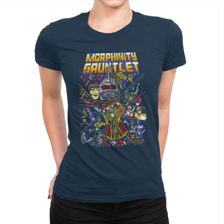 Morphinity Gauntlet - Best Seller - Womens Premium T-Shirts RIPT Apparel Small / Midnight Navy