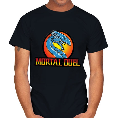 Mortal Duel - Mens T-Shirts RIPT Apparel Small / Black