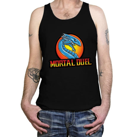 Mortal Duel - Tanktop Tanktop RIPT Apparel X-Small / Black