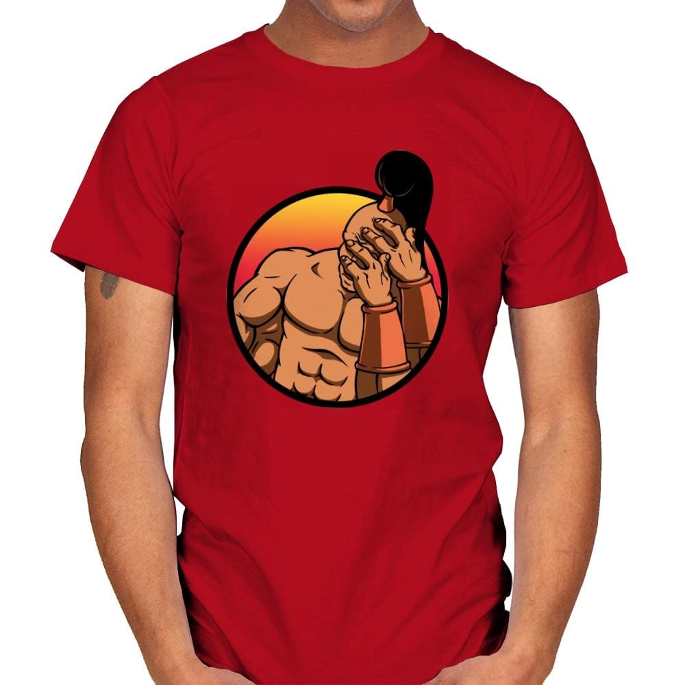 Mortal Facepalm - Mens T-Shirts RIPT Apparel Small / Red