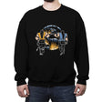 Mortal Fist Bump - Crew Neck Sweatshirt Crew Neck Sweatshirt RIPT Apparel Small / Black