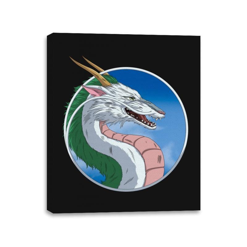 Mortal Haku - Canvas Wraps Canvas Wraps RIPT Apparel 11x14 / Black
