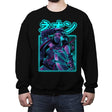 Mortal Neon - Crew Neck Sweatshirt Crew Neck Sweatshirt RIPT Apparel Small / Black
