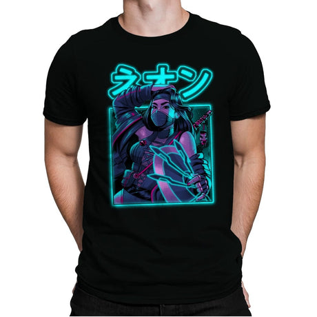Mortal Neon - Mens Premium T-Shirts RIPT Apparel Small / Black