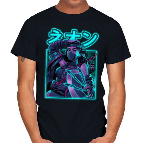 Mortal Neon - Mens T-Shirts RIPT Apparel Small / Black
