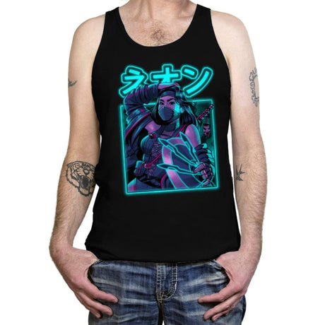 Mortal Neon - Tanktop Tanktop RIPT Apparel X-Small / Black