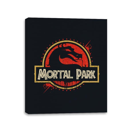Mortal Park - Canvas Wraps Canvas Wraps RIPT Apparel 11x14 / Black