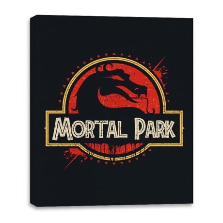 Mortal Park - Canvas Wraps Canvas Wraps RIPT Apparel 16x20 / Black