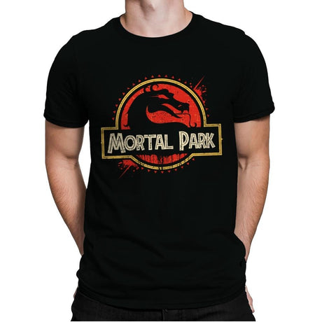 Mortal Park - Mens Premium T-Shirts RIPT Apparel Small / Black