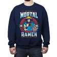 Mortal Ramen - Crew Neck Sweatshirt Crew Neck Sweatshirt RIPT Apparel Small / Navy