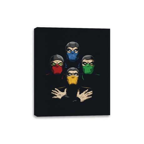 Mortal Rhapsody - Anytime - Canvas Wraps Canvas Wraps RIPT Apparel 8x10 / Black