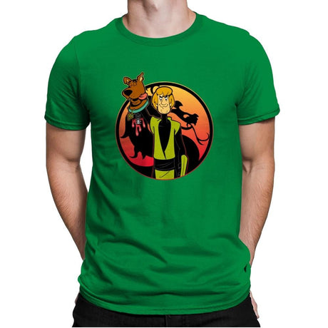 Mortal Shaggy - Mens Premium T-Shirts RIPT Apparel Small / Kelly Green